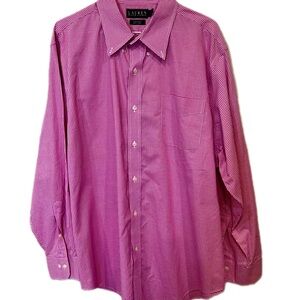 Ralph Lauren, dress shirt, pink, and white